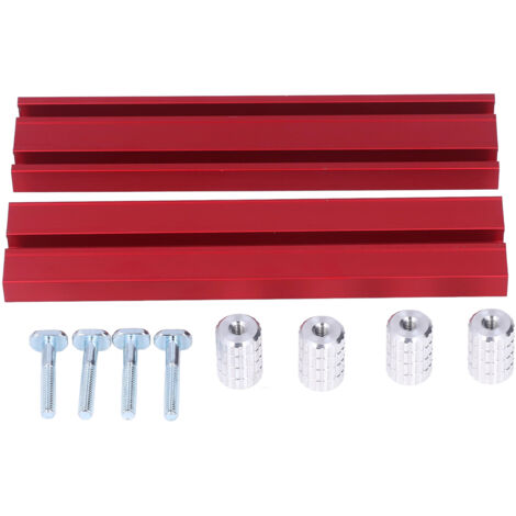 Taille-modèle Redondante Kit de Clamp de Positionnement pour Atelier avec Bench Dogs et Butée de Planage - Ensemble en Aluminium (1/5)