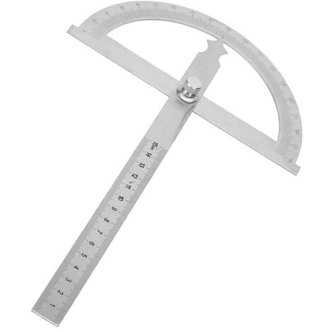 Rapporteur d'angle en acier inoxydable goniomètre protractor 150200mm ...