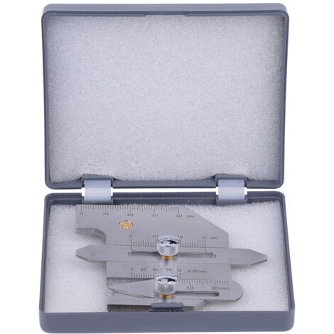 Vérificateur de Soudure HJC-40 en Acier Inoxydable pour Mesure d'Angle, Hauteur et Décalage (1/5)