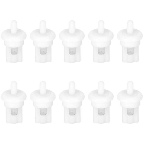 Interrupteur pour réfrigérateur PBS-35B press-to-reset OFF-ON, lot de 10, blanc (1/5)