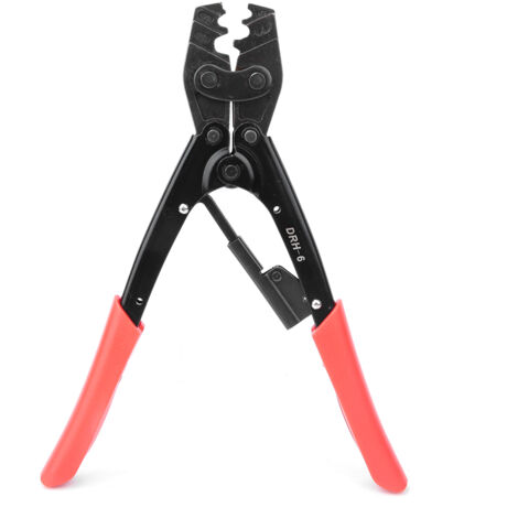 Pince à sertir professionnelle multifonction avec structure à cliquet pour fils 0.5-6mm² (1/5)