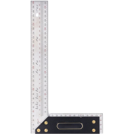 Équerre de Mesure L en Acier Inoxydable 300mm à Haute Précision pour Charpente (1/5)