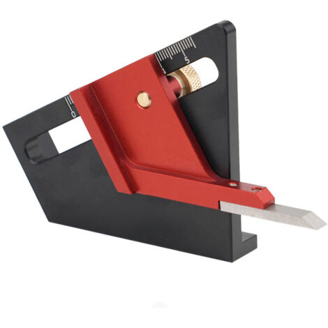 Centreur-Marqueur pour Travail du Bois, Fraise Aluminium 58mm, Outil de Mesure et de Tracé (1/5)