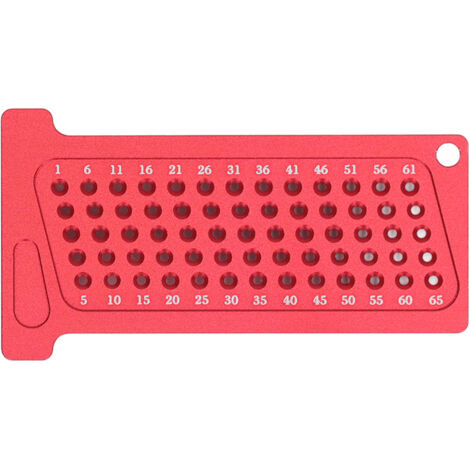 Jauge de Positionnement pour Bois - Règle à Pointe Portable en Aluminium de 65mm pour DIY (1/5)