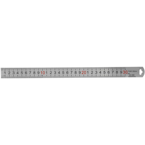 Règle de Mesure Professionnelle - TU-981-300mm - Règle Métrique en Acier Inoxydable (1/5)