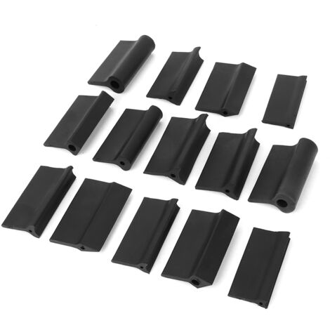 Bloc de ponçage caoutchouc flexible 14 pièces pour contours et polissage manuel (1/5)
