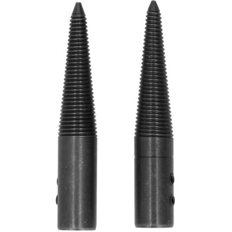Adaptateur à mandrin conique pour meuleuse d'établi, 6 pièces en acier noir, modèle robuste et stable (1/5)