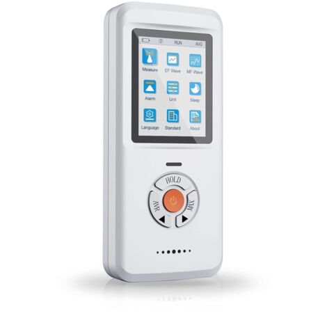 Détecteur EMF, Numérique/Graphique 3-en-1 Détecteur de Rayonnement de Champ électromagnétique pour EF/RF/MF, Détecteur EMF Numérique Portatif avec écran LCD pour La Maison, Le Bureau