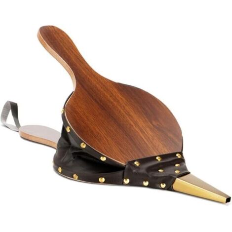Soufflet en bois 42 cm pour feu cheminée barbecue (1/5)