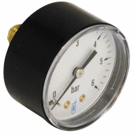 Manomètre ABS, sec non remplissable Ø 50mm, 0/6bar - DIFF