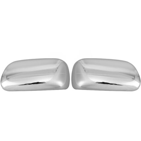 Enjoliveurs de miroirs de pare-brise ABS chromés 2 pièces pour Toyota Corolla 2001 / Vios 2003, protection et design moderne (1/5)