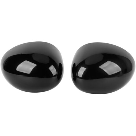 1 Paire de Capsules de Miroirs de Porte Externes 51167401229 Glossy Black pour F54 F55 F56 F57 F60 Pre-LCI (2014-2019) - ABS