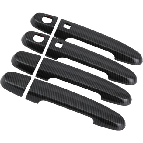 Poignée de Porte Extérieure Kit Complet Carbon Fiber Decor pour Prius 20 2005‑2010