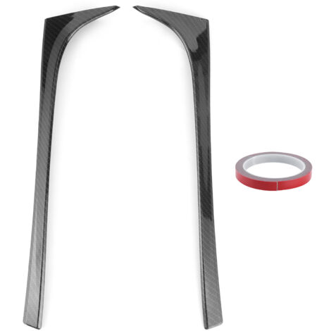 Ailerons Latéraux de Fenêtre Arrière pour VW Golf MK7 MK7.5 (2014-2018) - Style Fibre de Carbone - Kit ABS 2 Pièces (1/5)