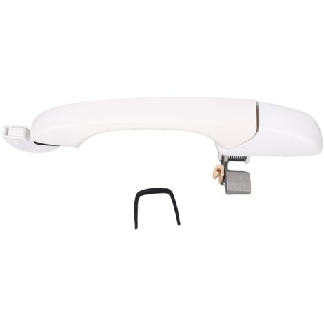 Poignée de Porte Extérieure Blanche sans Trou pour Grand Caravan/Town Country 2008-2019, ABS, Kit Complet (1/5)
