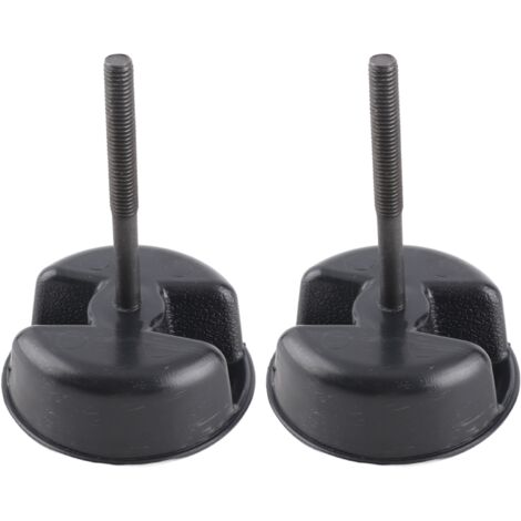 Knob de fixation pour Hardtop Jeep Wrangler 1CJ57DX9, ABS et métal, 2 pièces, 2007-2018 (1/5)