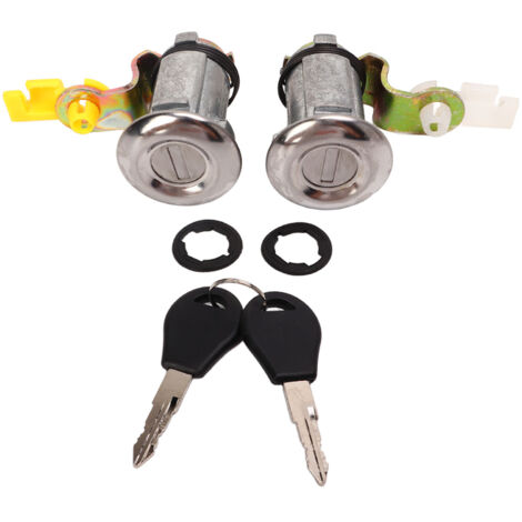 Cylindres de Serrures de Porte avec Clés pour Pickup 1984-1998, Modèle 80600 01G25, Double Set Métal et Rubber (1/5)