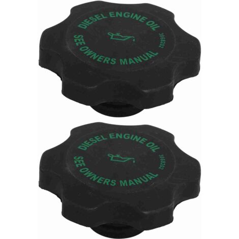 Bouchon de remplissage d'huile en ABS (2 pièces avec joints) 3968283 pour Freightliner MT55 MT45 (2016-2020) (1/5)