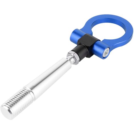 Ancre de remorquage pour Infiniti FX35/FX45/FX50 QX70, métal durable, anodisé bleu, kit complet incluant barre de filetage (1/5)