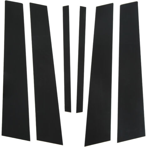 Kit de 6 protections pour piliers B/C de fenêtres - Noir brillant/miroir - BMW série 3 F30 (2013‑2019) (1/5)