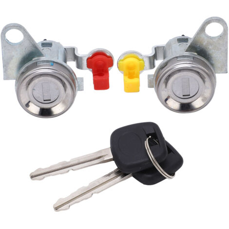 Kit de Cylindres de Serrure de Porte de Voiture avec Clés - Cylindres de Remplacement Résistants à la Rust (AE110 1996-2002) - 69051 12340 / 69052 12360 (1/5)