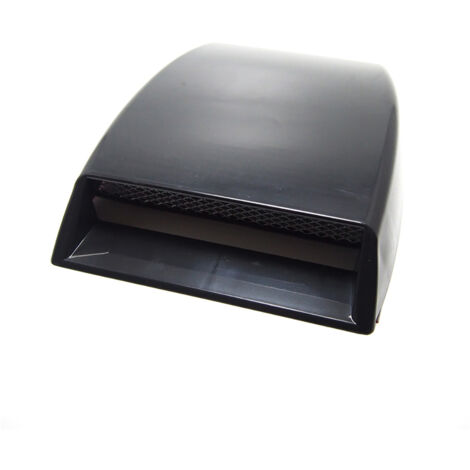 [Couvercle décoratif pour moteur] Noir, résine, 1 pc, intake scoop amélioré, pour améliorer l'apparence du véhicule (1/4)