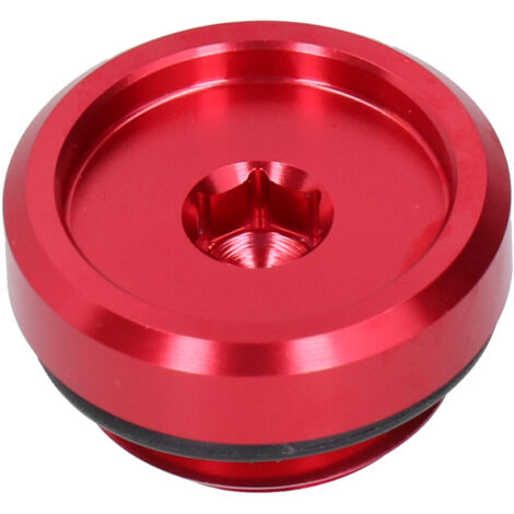 Bouchon de remplissage d'huile aluminium 22g rouge pour moto YZF-R6S 2006-2010 (1 pièce) (1/5)