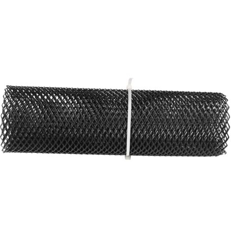 Grille Centre Anti-Débris Aluminium Noir pour Ventilation et Protection du Radiateur (1/5)