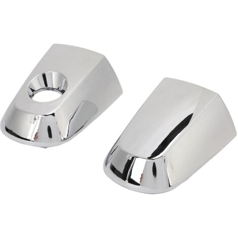 Capuchons extérieurs chromés pour poignées de portes (5716A065) - Paire ABS pour Mitsubishi Montero L200 (2005-2015) (1/5)
