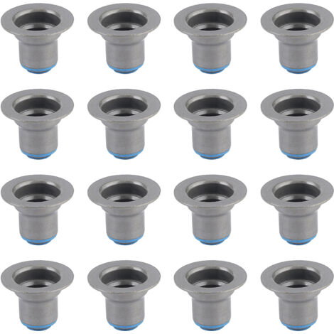 Jeu de 16 Joints de Tige de Soupape pour LS, Compatible Chevrolet Silverado Express Camaro Impala, Matière Fer, OEM 12482063 (1/5)