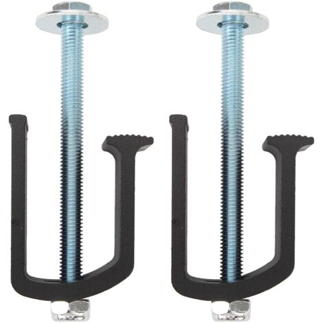 Attache de coffre à outils pour camion 2 pièces aluminium anti-corrosion fixation robuste pour rangement sécurisé (1/5)