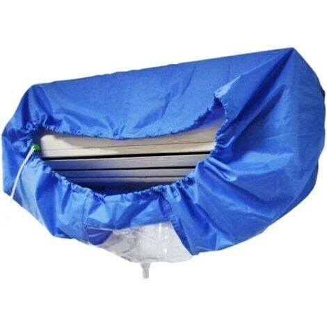 Sac de nettoyage pour climatiseur mural - Housse protecteur pour climatiseur 1-5P - Polyester bleu inclus (1/4)