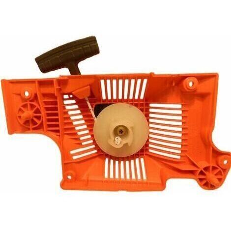 Démarreur pour Husqvarna 50 51 55 – Pièce de rechange – Couleur rouge – Plastique (1/5)