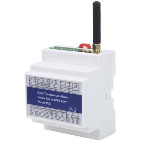 Alarme de surveillance GSM SMS pour température et humidité avec alertes de panne de courant, thermomètre intérieur DS18B20 et relais programmable (1/5)