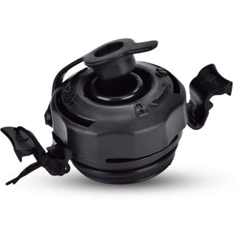 Vanne d'air remplacement 3-en-1 noir, bouchon sécurisé pour matelas gonflable Intex diamètre 45mm (1/5)