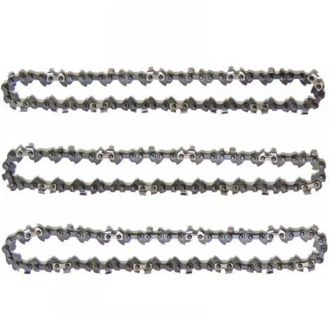 3 Chaînes 25cm 10" pour Élagueuse sur Perche 40 Maillons Faible Rebond (1/5)