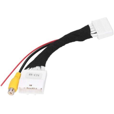 Adaptateur Caméra Recul Renault 24 Broches RCA - Câble Connexion Vidéo Parking