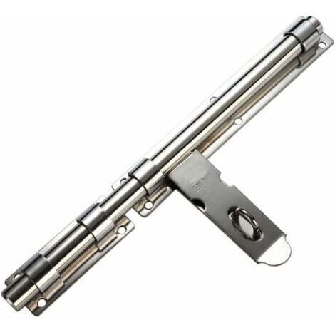 Serrure coulissante verrouillable en acier inoxydable 304 de 12 pouces (1/5)