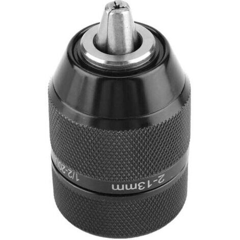 Mandrin de Perceuse Autobloquant 1/2" Montage - Mandrin Universel de Remplacement en Métal pour Perceuse à Métaux de 13mm (1/5)