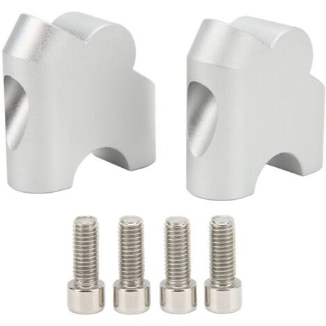 Système de fixation élévatrice de guidon en aluminium pour Suzuki V‑STORM DL, DL 650, DL 650XT, DL 1000, rehausse de 30mm, 2 pièces.