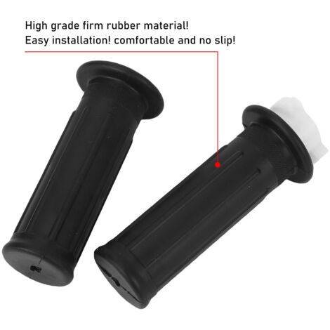 Poignées de guidon moto - Ensemble poignées moto pour PW50 PY50 Y-Zinger PEEWEE 50CC enfants - Kit gauche/droite ABS et caoutchouc - Modèle 4X4-26241-00-00 (1/5)