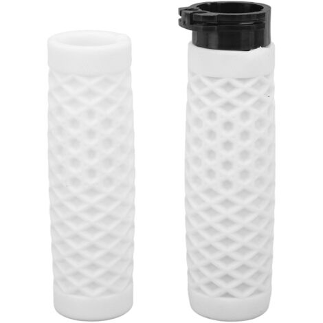 Poignées de Moto 25mm/28mm Paire Silicone ABS Antidérapantes Universal Ninja ZX6R 636 Installation Facile (1/5)