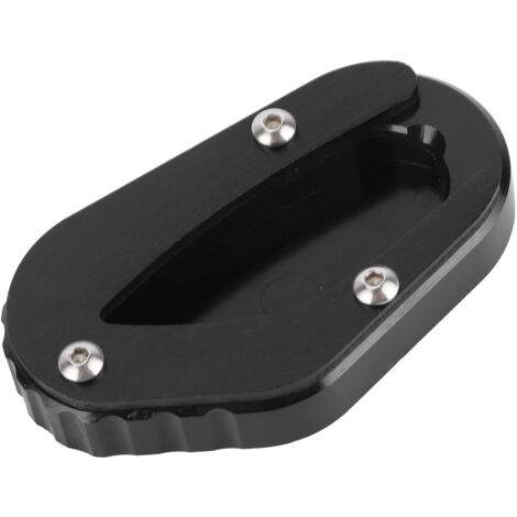 Plaque d'extension de béquille latérale en aluminium CNC pour TRIUMPH Bonneville T100/T120 - Noir (1/5)