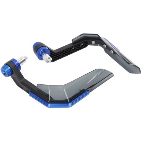 Poignées Motard Aluminium 22mm - Lot de 2 Protections Universelles pour Dirt Bike ATV MX Motocross Bleu (1/5)