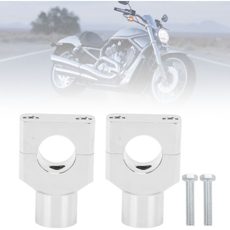 [Clampes pour guidon] + [Produits Compatibles: Moto et Véhicules Électriques] + [Support de Levage Métal Hauteur Ergonomique] + [Diamètre 25mm, Aluminium de Haute Résistance, Fixation Secure, Double E (1/5)