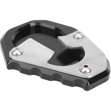 Patte de prolongation de kickstand avec support latéral - Dispositif d'extension pour Triumph Tiger 900/Rally/Rally Pro 2020 - Aluminium CNC noir (1/5)
