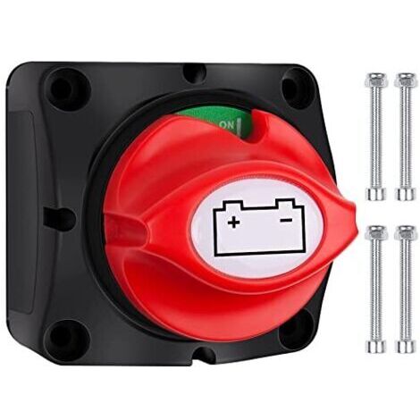 Interrupteur principal de batterie 12V/24V/48V 275A, coupe-circuit étanche 2 pièces pour bateau, voiture, camping-car, VTT