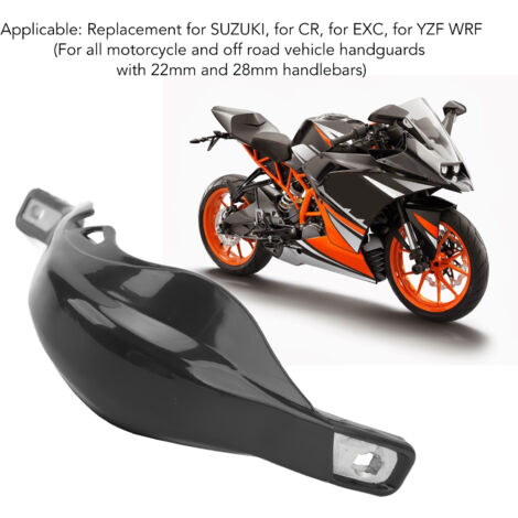Protecteurs de main moto 2PCS avec système de fixation 22mm/28mm ABS et métal - Résistance au vent et sécurité (1/5)