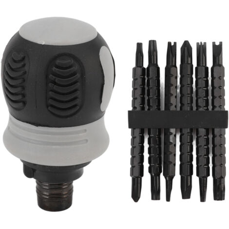 Clé Multiples Mini à Ratchet Telescopique avec 6 Douilles Double Usage et Support (1/5)