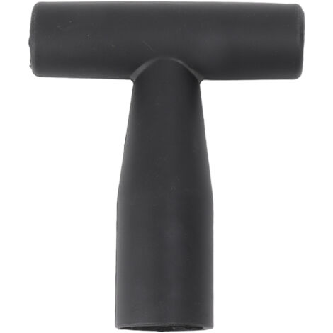 Manche T Poignée pour Pelle en Plastique Résistant Léger Anti-Dérapage avec Diamètre Intérieur 3.4 cm (1/5)